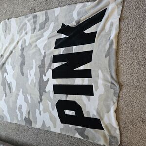 PINK Camo Blanket